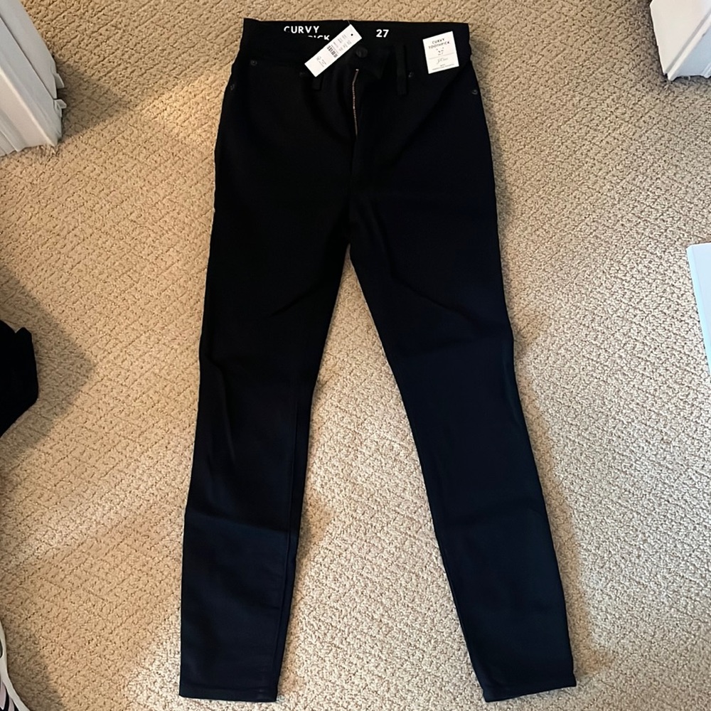 JCrew Curvy Toothpick High Rise